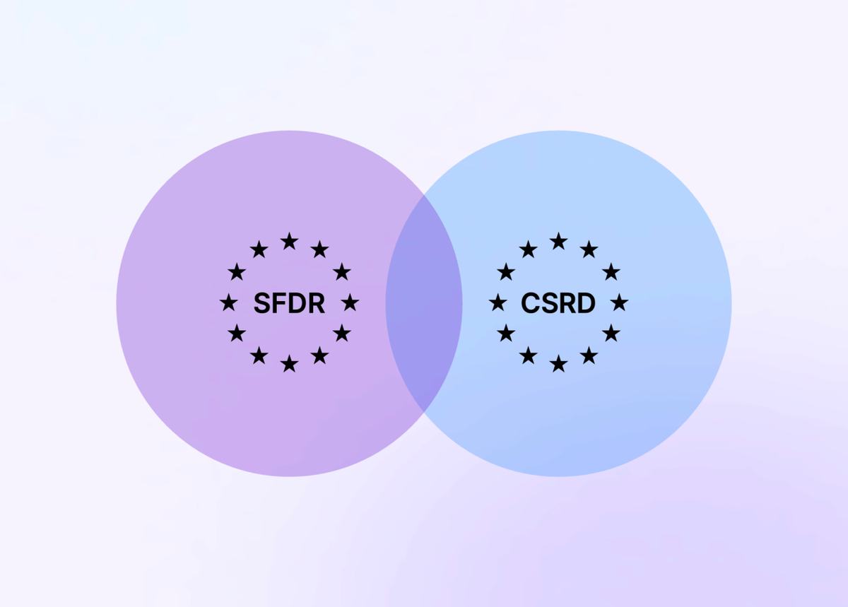 SFDR mandates sustainability disclosures for financial market participants, while CSRD sets sustainability reporting rules for large companies.